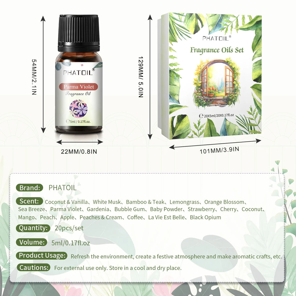 Fragrance Oils Gift Set – 20 x 5ml
