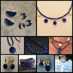 Lapis Lazuli Natural Gemstone Pendants & Charms | Jewelry Making Supplies