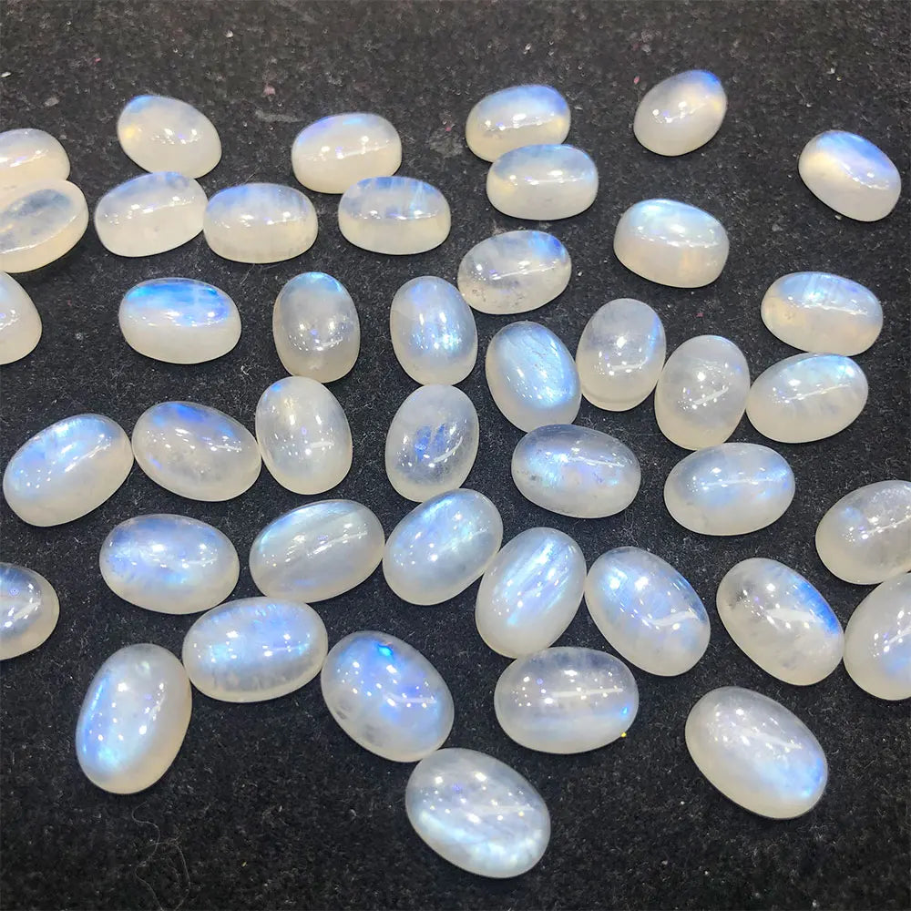 Moonstone Oval Cabochon | Natural Loose Stone for Jewelry Making