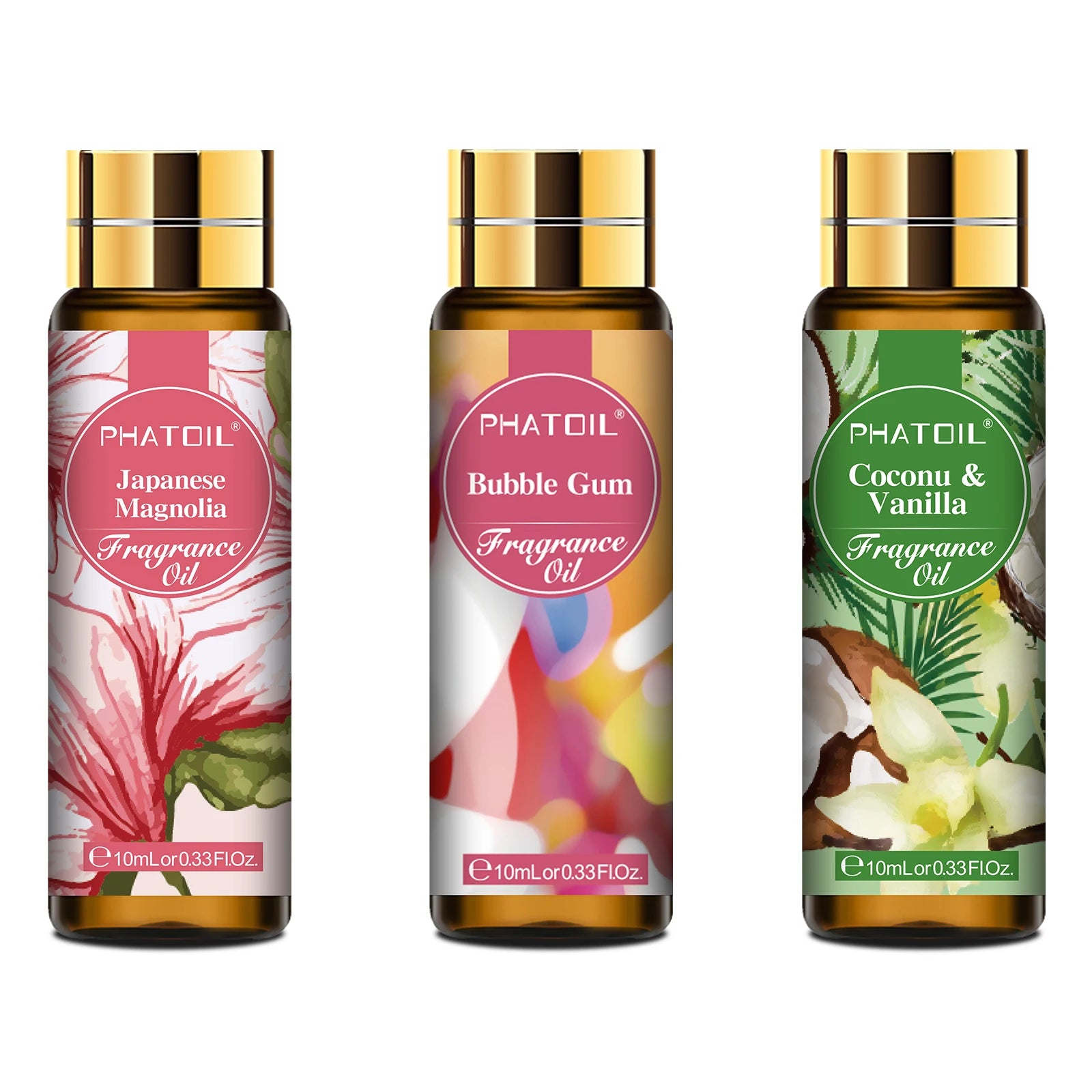Fragrance Oils – 10ml Singles, 3-Pack & 9-Pack Sets