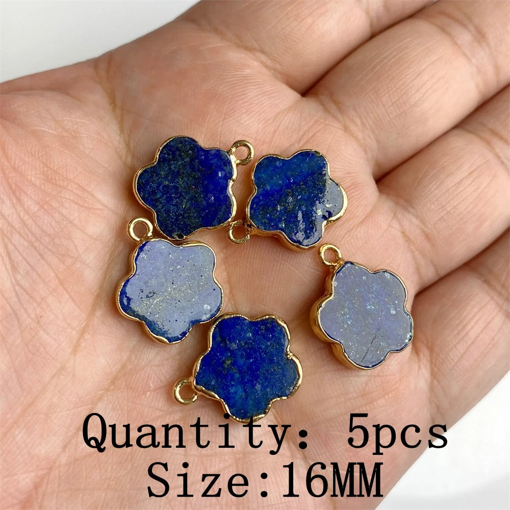 Lapis Lazuli Natural Gemstone Pendants & Charms | Jewelry Making Supplies
