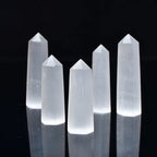 Selenite Crystal Point Tower – Natural Healing Wand