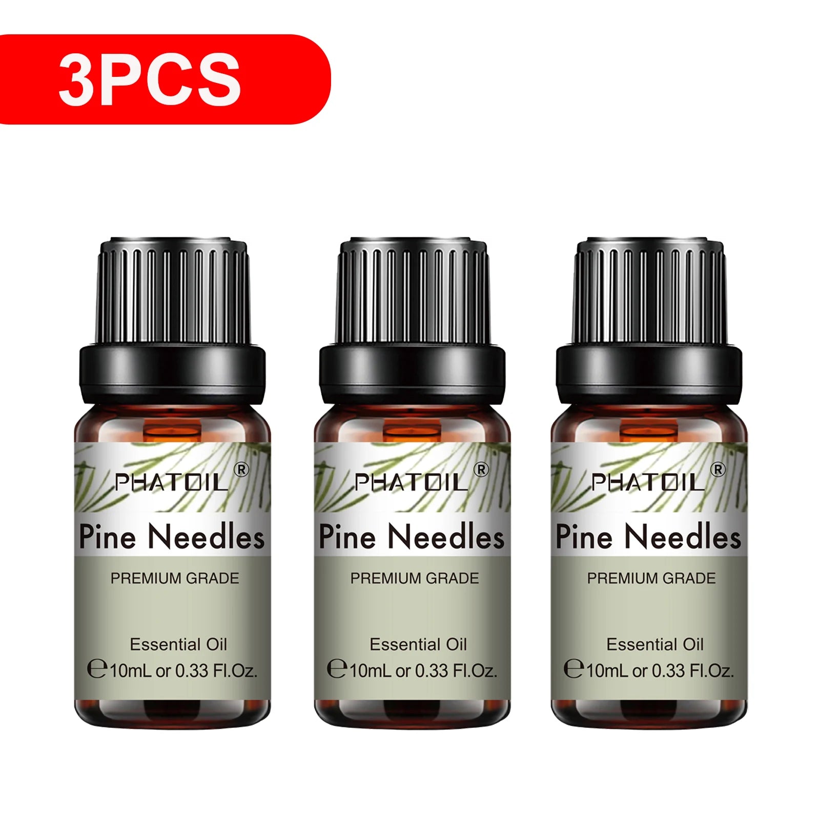 3-Pack Pure Essential Oil Set | 10ml Aromatherapy Oils