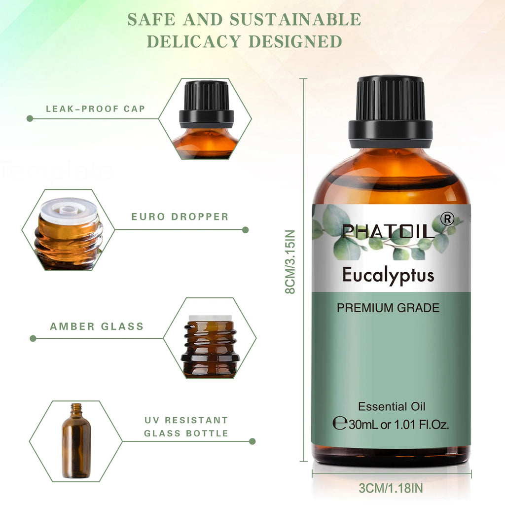 Pure Essential Oils – 30ml Aromatherapy Singles