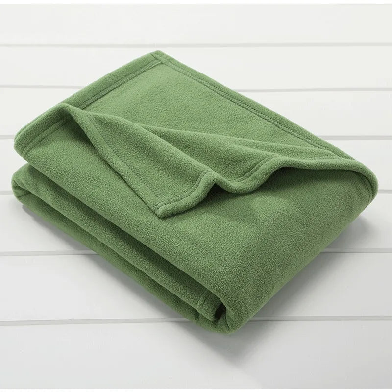 Fleece Meditation & Yoga Blanket | Soft Thermal Throw for Practice & Rest