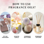 10ml Designer-Inspired Fragrance Oil for Diffuser & Candle Making — 7 Luxury Scents