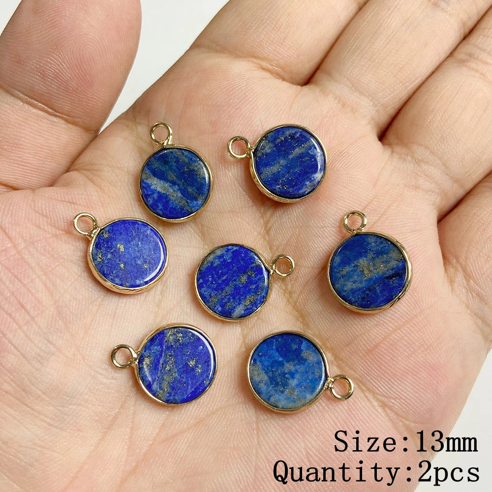 Lapis Lazuli Natural Gemstone Pendants & Charms | Jewelry Making Supplies