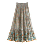 Boho Floral Maxi Skirt