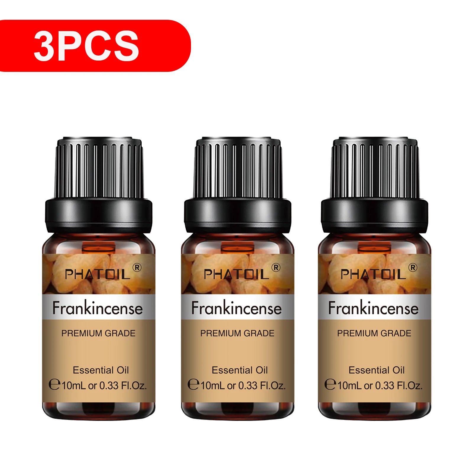 3-Pack Pure Essential Oil Set | 10ml Aromatherapy Oils