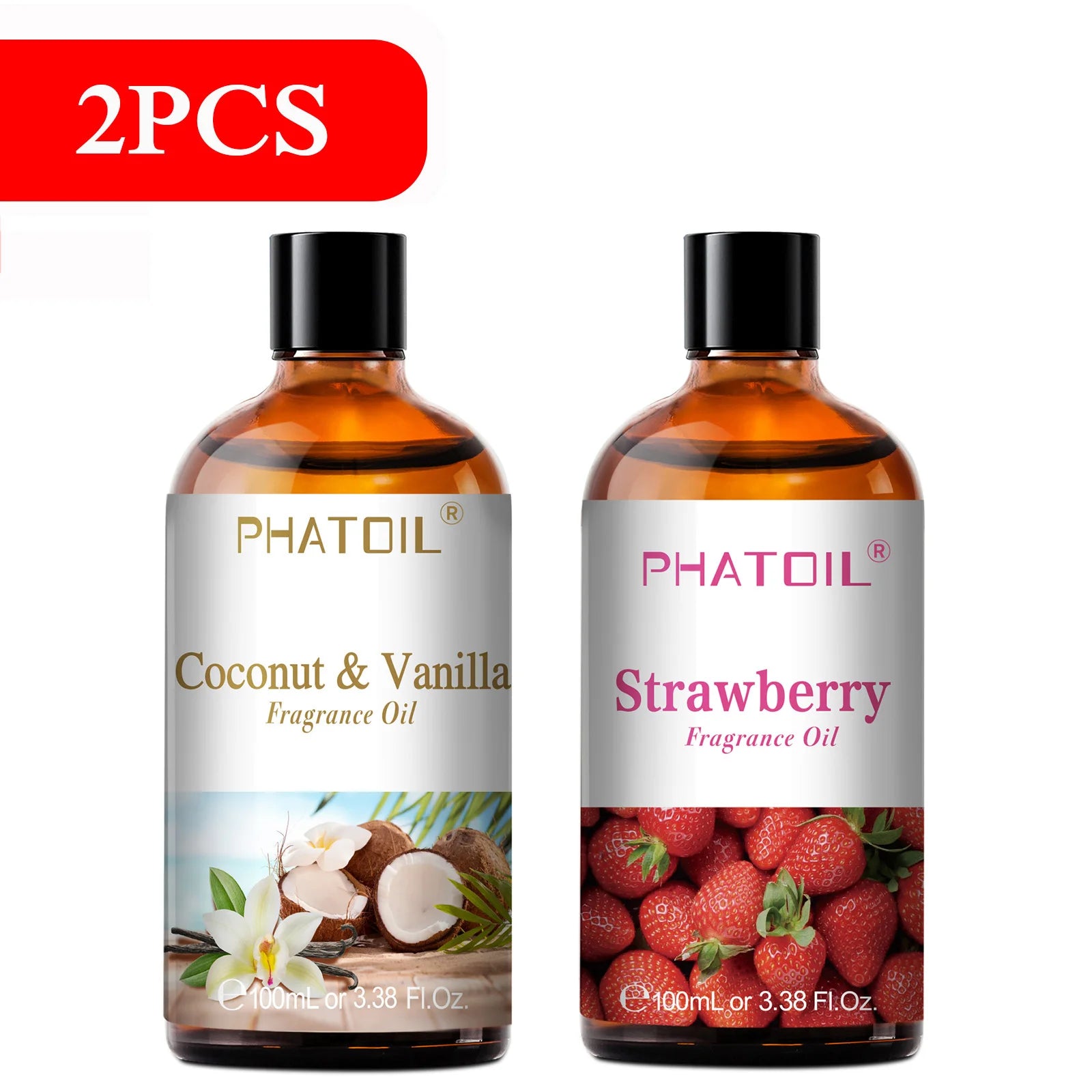 Sweet Fruit Fragrance Oils 100ml with Dropper – Singles & 2-Packs