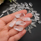 Natural Clear Quartz Raw Crystal Wands | Polished Bulk Bag