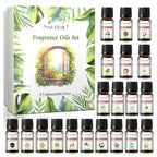20-Pack Fragrance Oil Set | 5ml Aromatherapy & Diffuser Oils