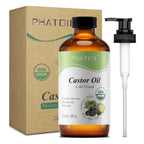 Organic Cold-Pressed Castor Oil | 118ml & 236ml for Hair, Lashes, Brows & Skin