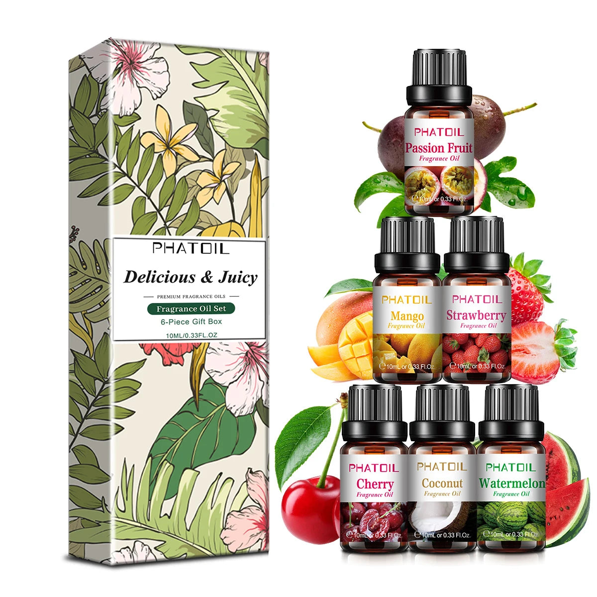 Sweet Fruit Fragrance Oils 10ml – Singles, 2-Packs, 6-Packs & 10-Packs