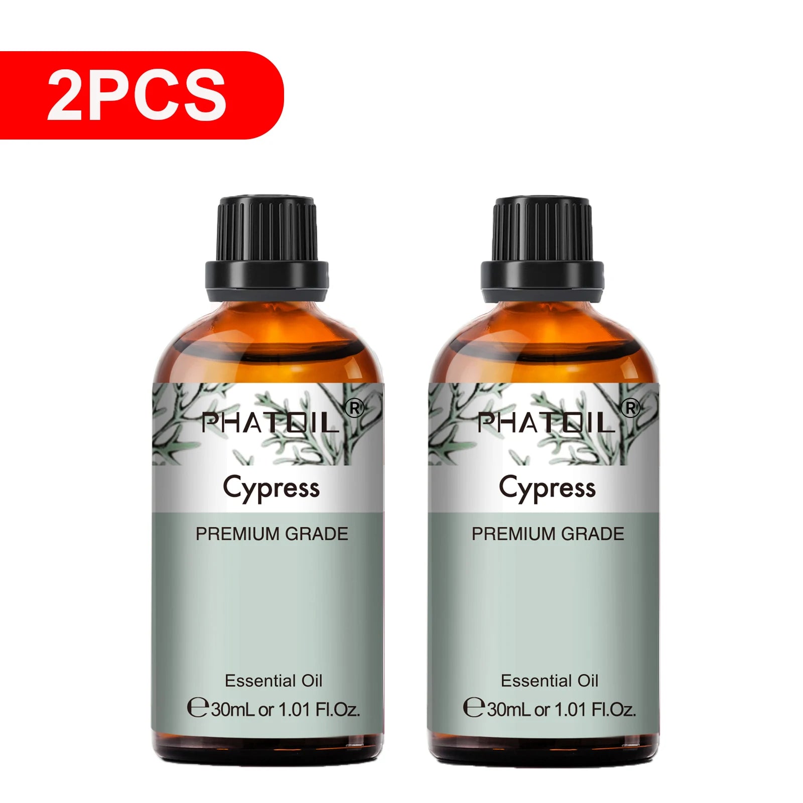 Pure Essential Oils – 2-Pack 30ml Aromatherapy Singles
