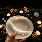 Natural Selenite Bowl — Crystal Charging, Cleansing & Sacred Space