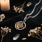 Star & Moon Golden Talisman Necklace