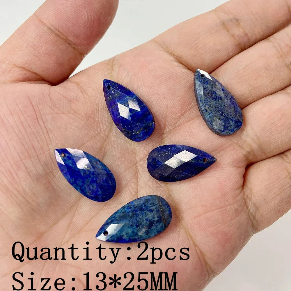 Lapis Lazuli Natural Gemstone Pendants & Charms | Jewelry Making Supplies