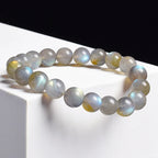 Labradorite Crystal Bracelet | Natural Gemstone Bead Bracelet
