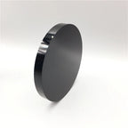 Black Obsidian Divination Mirror — 15cm Round Scrying Mirror with Stand