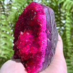 Natural Pink Geode Quartz Cluster – Raw Crystal Specimen for Home Decor