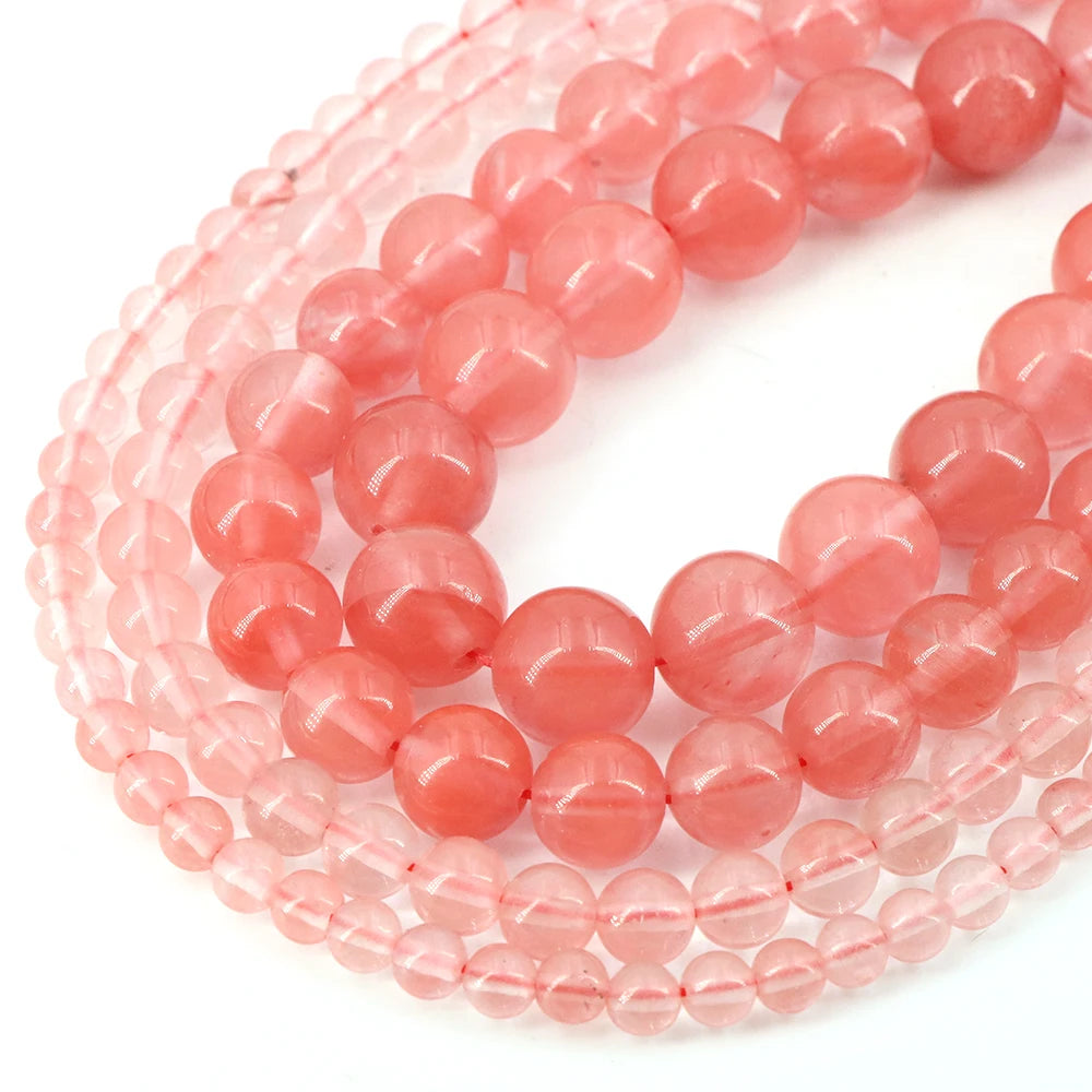 Natural Crystal Bead Strand – Healing Stone Beads for Jewelry Making