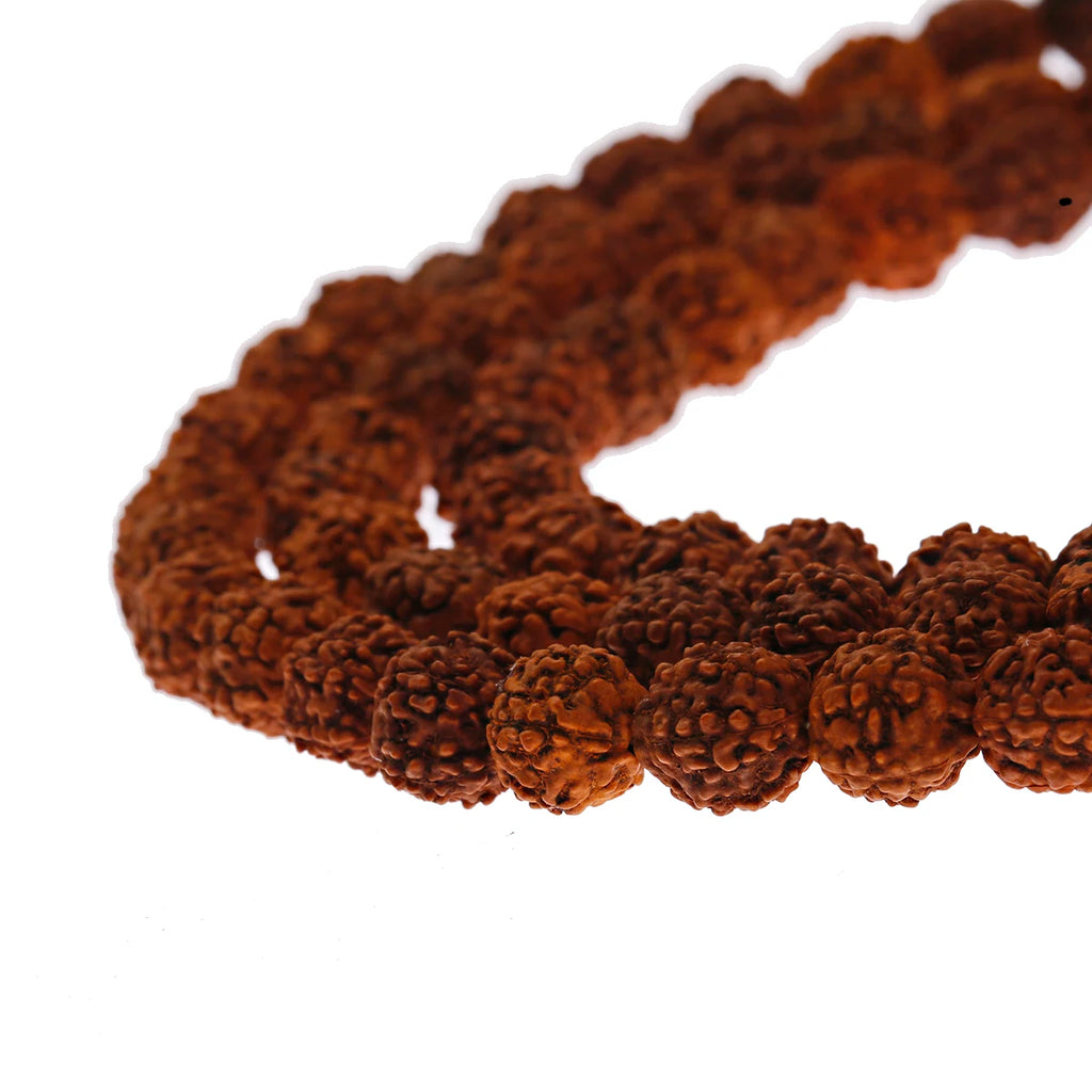 Rudraksha Mala Beads | 108 Count Meditation & Prayer Beads for Bracelet Making