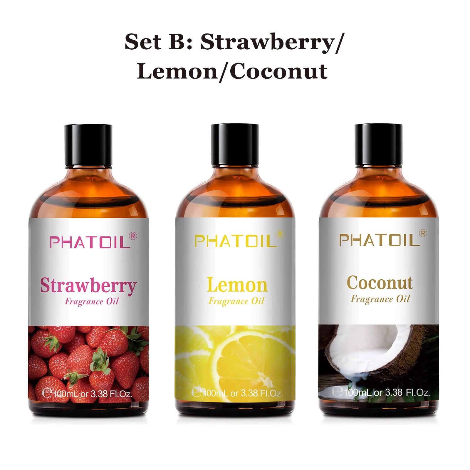 Fruit & Coconut Fragrance Oils – 100ml Singles, 2-Pack & 3-Pack Sets