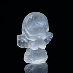 Selenite Angel Crystal Figurine | Reiki Chakra Meditation Decor