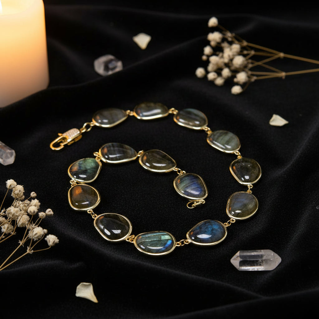 Labradorite Statement Choker