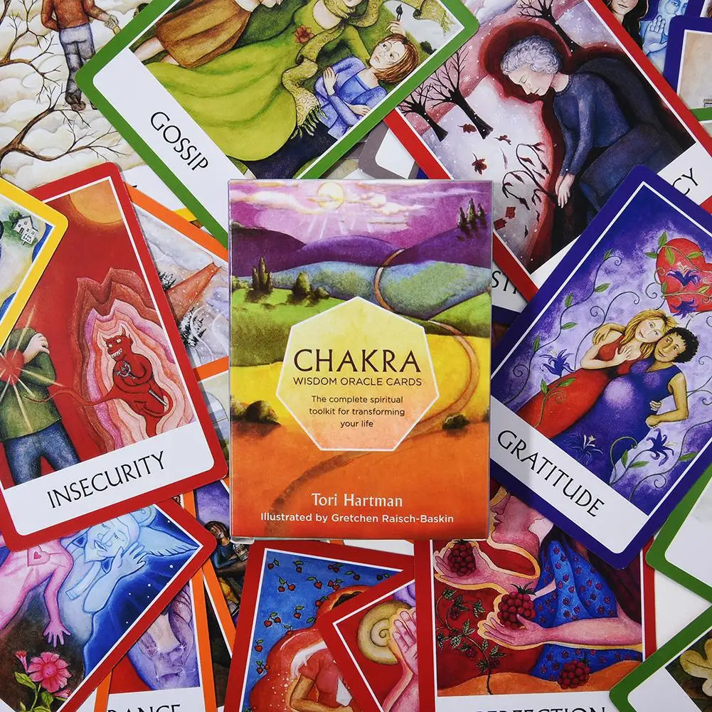 Chakra Oracle Card Deck – 49-Card Energy Healing & Divination Deck