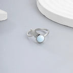 Larimar Sea Star 925 Sterling Silver Ring