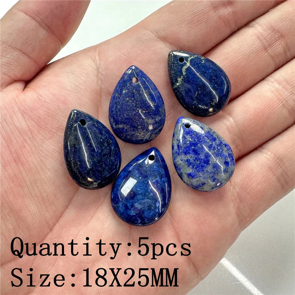 Lapis Lazuli Natural Gemstone Pendants & Charms | Jewelry Making Supplies