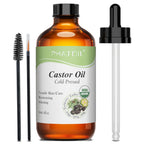 Organic Cold-Pressed Castor Oil | 118ml & 236ml for Hair, Lashes, Brows & Skin