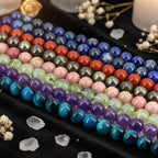 Natural Crystal Bead Strand – Healing Stone Beads for Jewelry Making