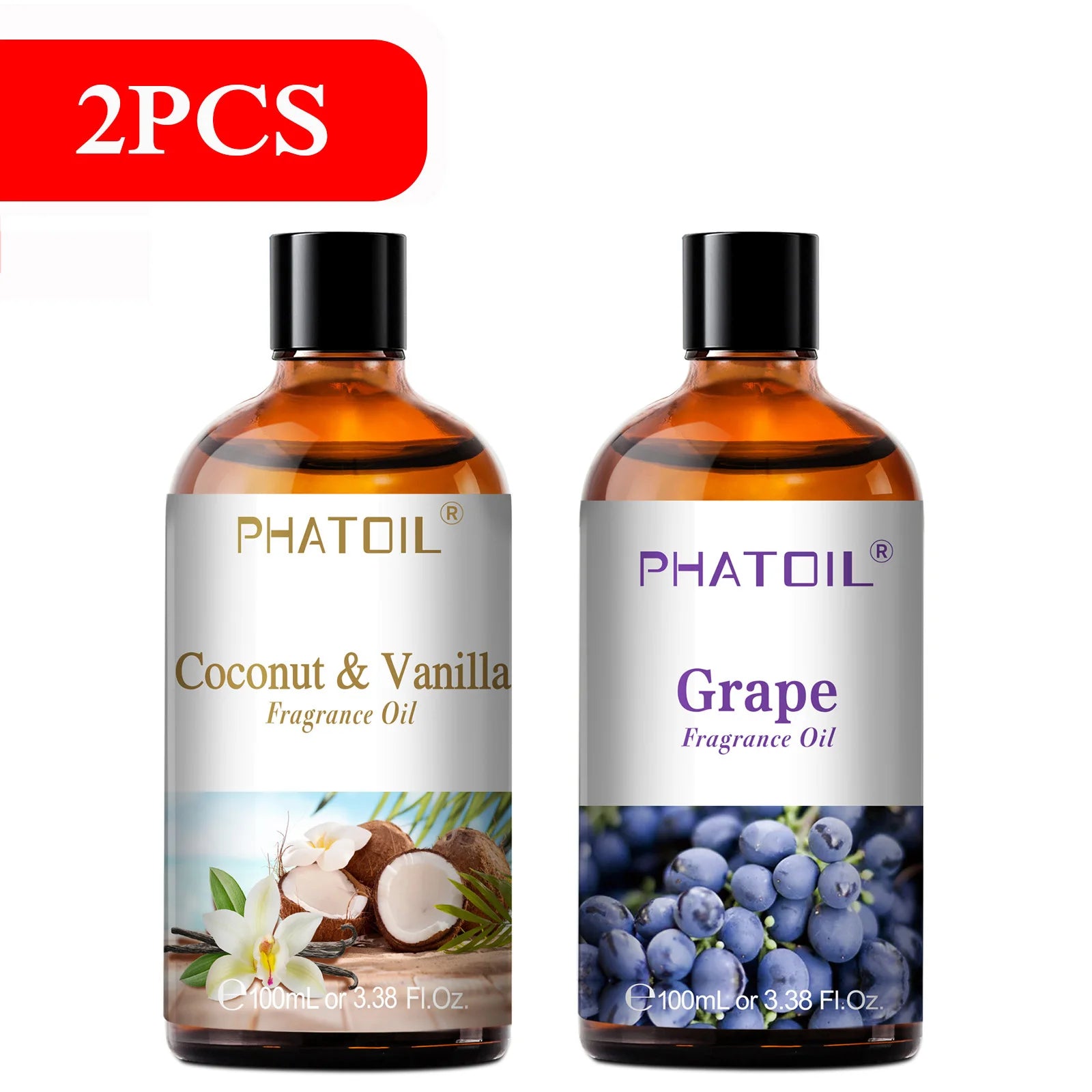 Fruit & Lifestyle Fragrance Oil 100ml | 2-Pack & 3-Pack Sets for Diffusers, Candles & DIY