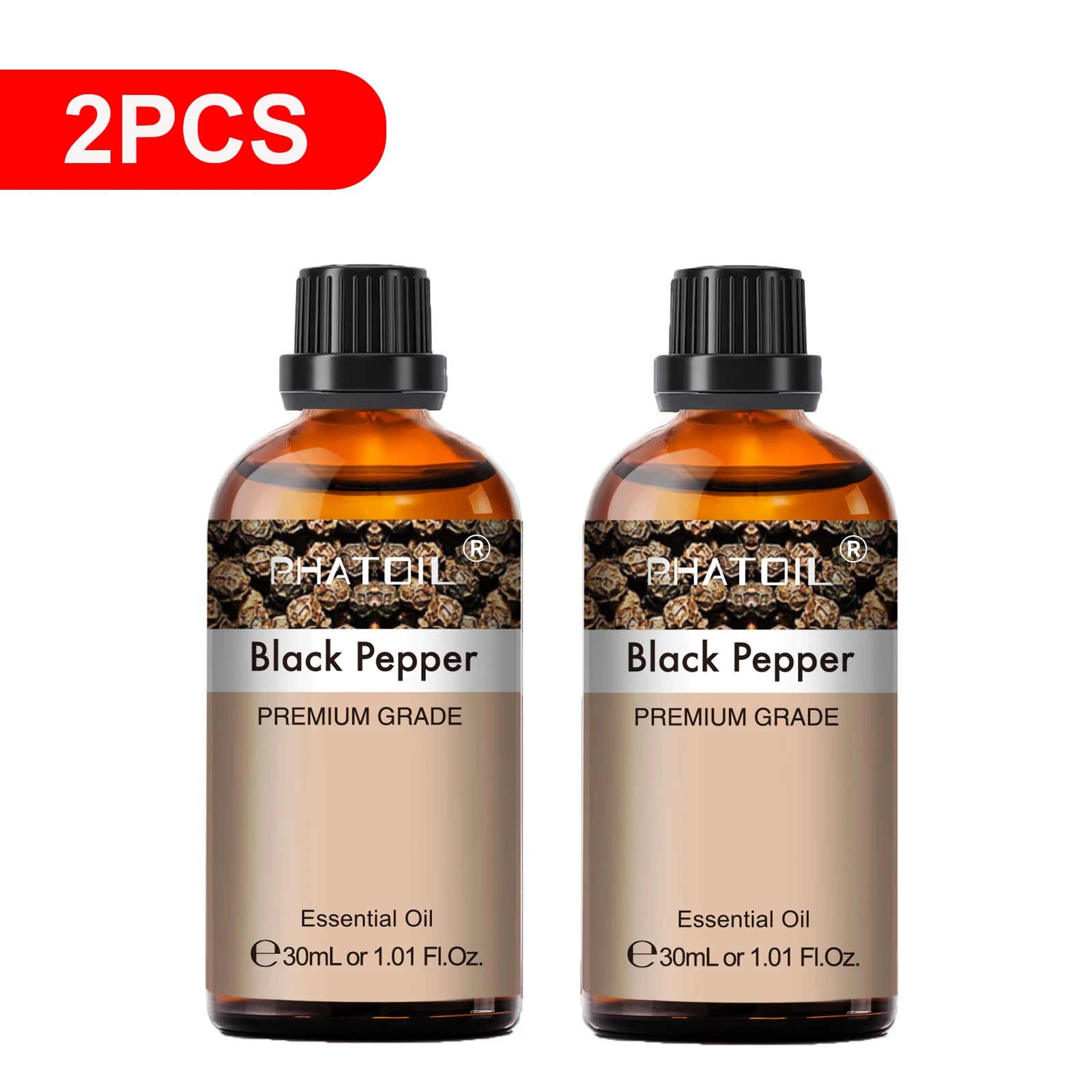 Pure Essential Oils – 2-Pack 30ml Aromatherapy Singles