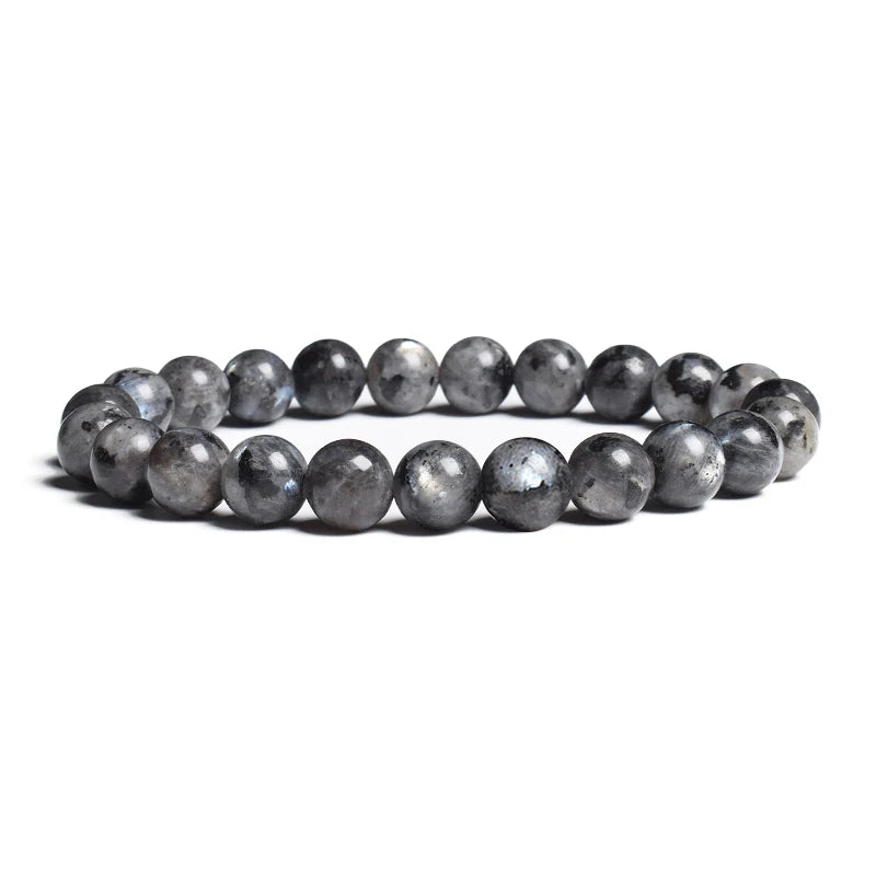 Labradorite Crystal Bracelet | Natural Gemstone Bead Bracelet