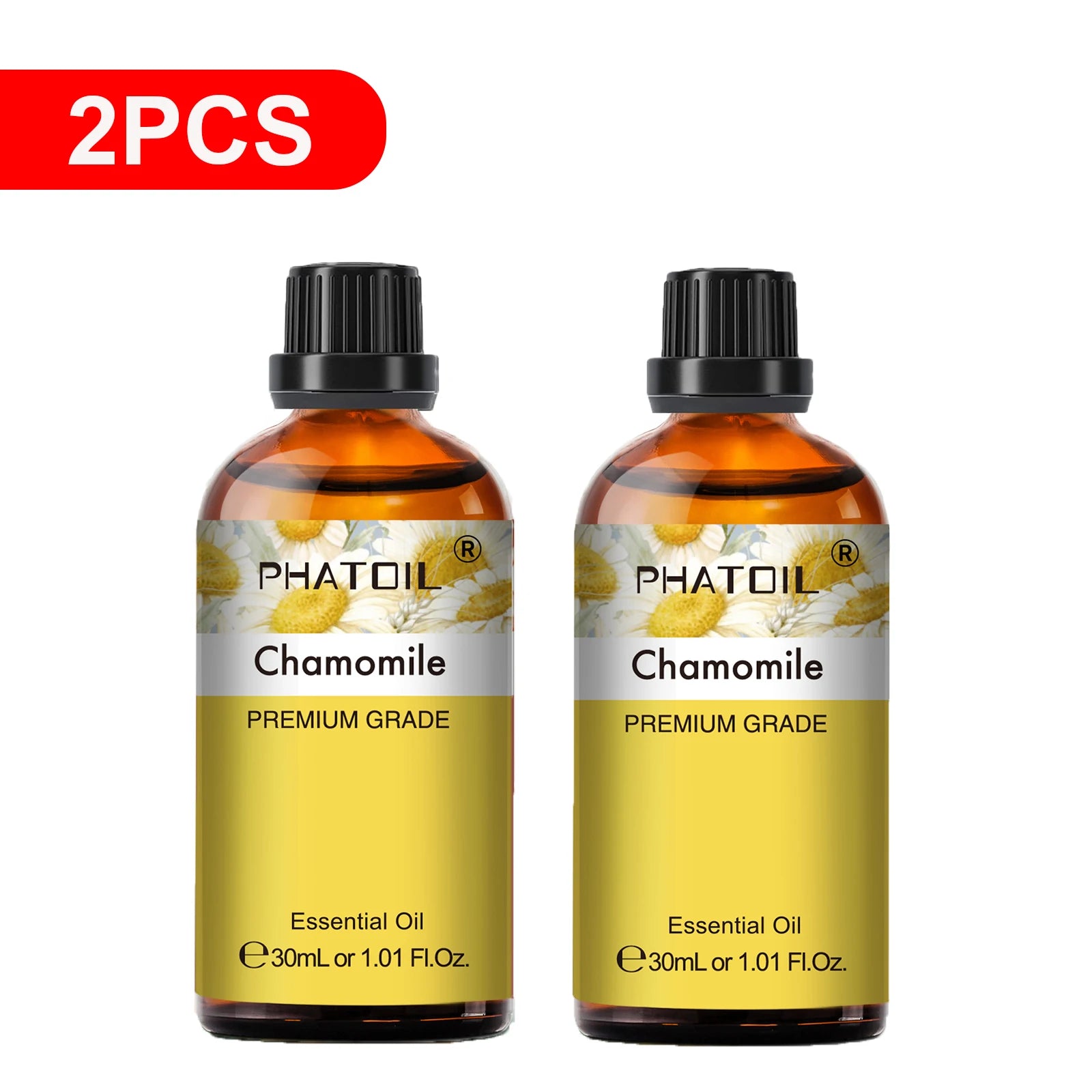 Pure Essential Oils – 2-Pack 30ml Aromatherapy Singles