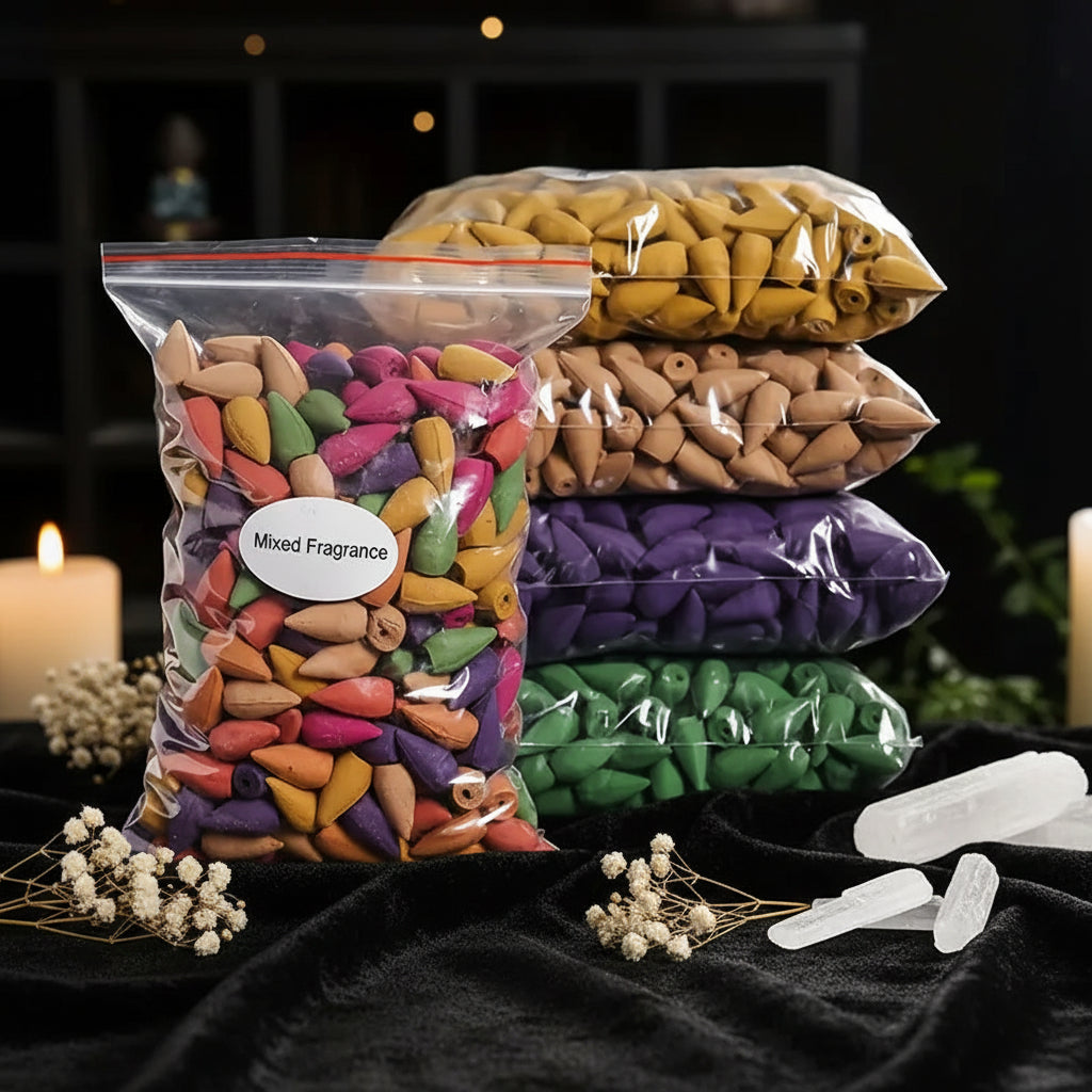 Backflow Incense Cones | Natural Waterfall Smoke Cones in 6 Scents