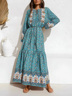 Boho Floral Maxi Dress