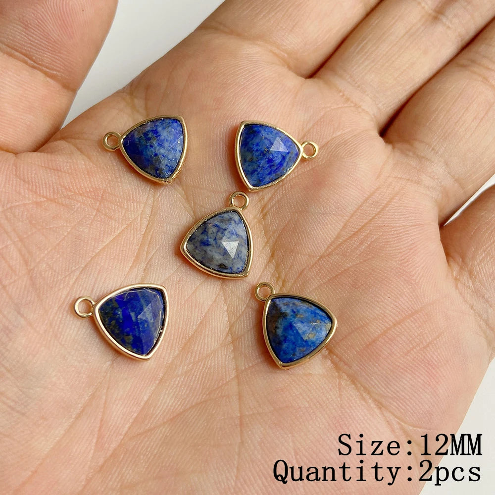 Lapis Lazuli Natural Gemstone Pendants & Charms | Jewelry Making Supplies