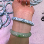 Natural Dominican Blue Larimar Faceted Rondelle Bracelet