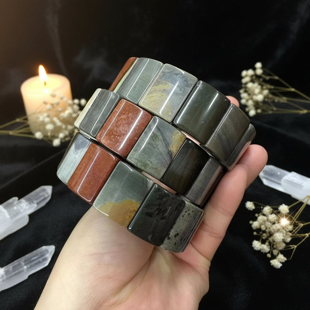Natural Alashan Agate Bracelet