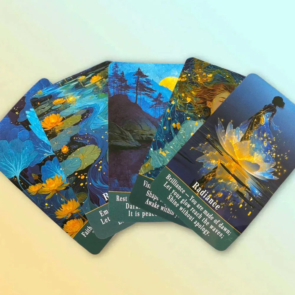 Blue Dream Healing Oracle Deck – 80-Card Emotional Healing & Inner Awareness Deck