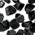 Raw Black Obsidian Rough Stone – Natural Healing Crystal Specimen