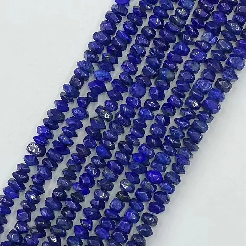 AAAA Lapis Lazuli Irregular Nugget Bead Strand | Natural Gemstone for Jewelry Making