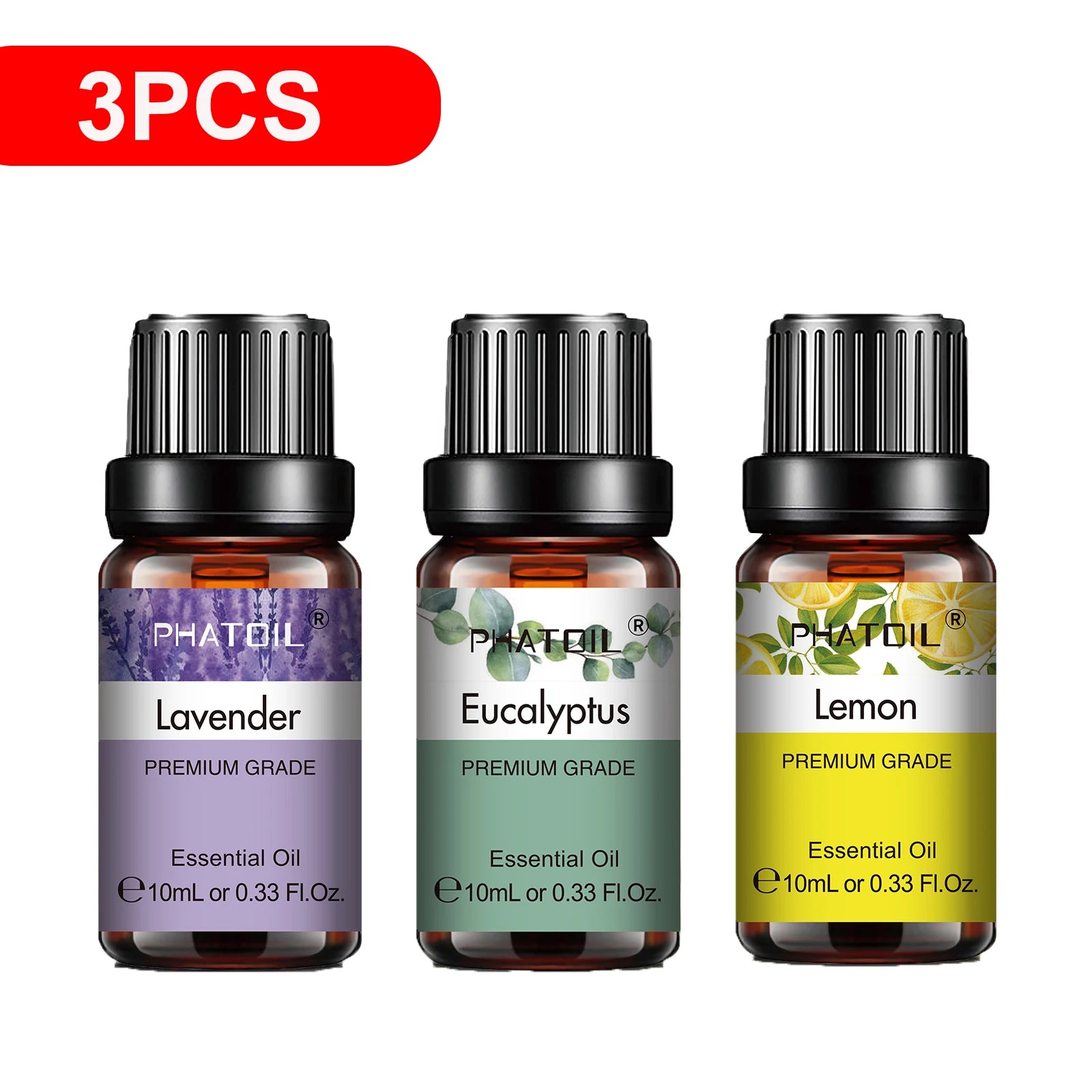 Pure Essential Oils – 3 x 10ml Gift Sets