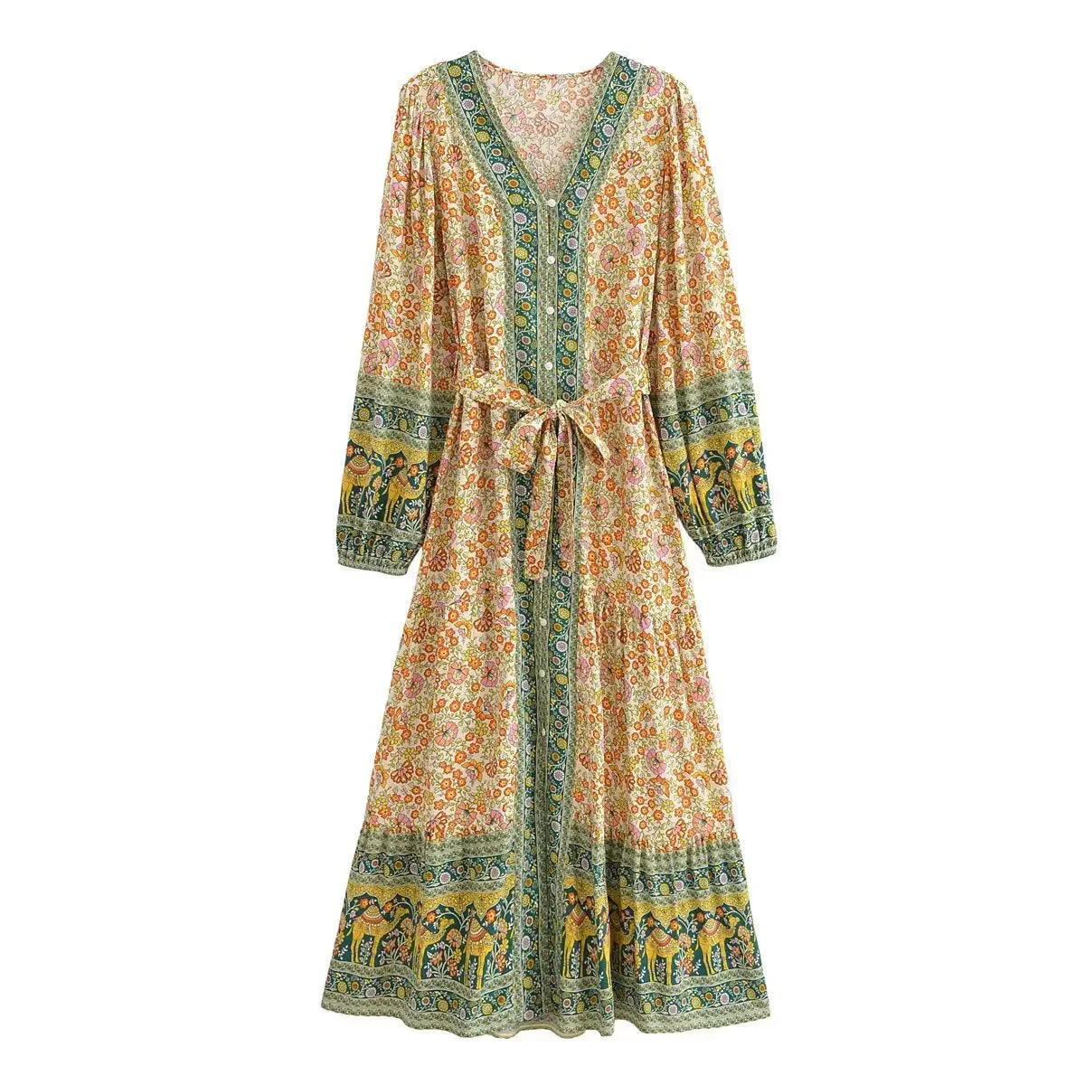 Floral Boho Maxi Dress