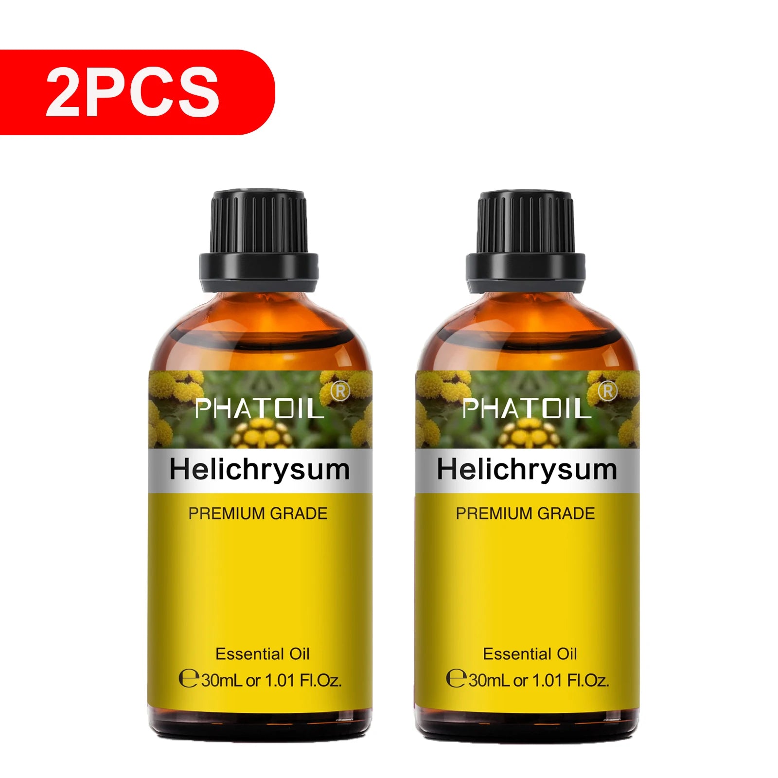 Pure Essential Oil 30ml | 2-Pack Aromatherapy Singles for Diffusers, Candles & DIY